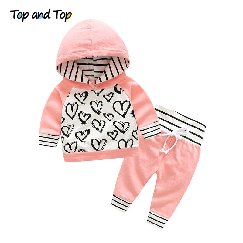 Baby Girl Outfits Hoodie and Pants